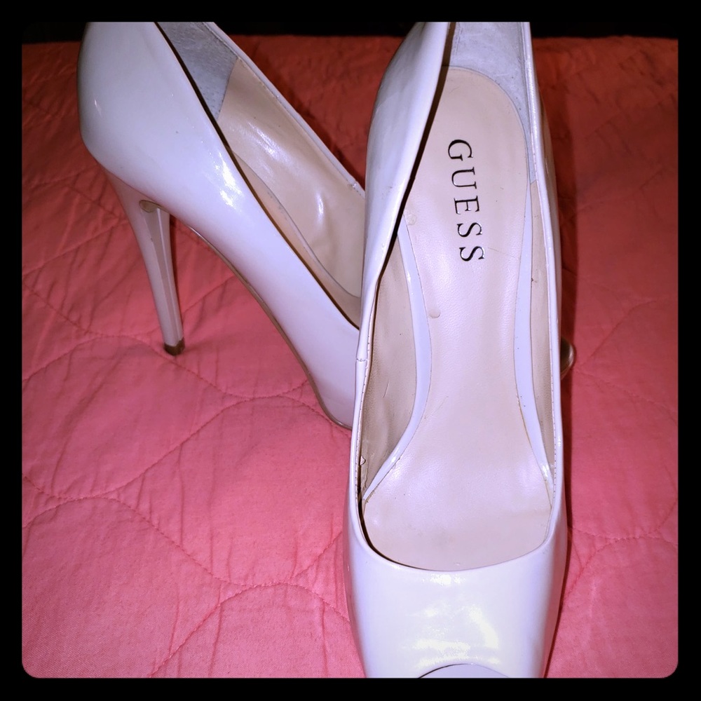 Guess nude heels 👠 size 7